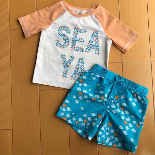 オールドネイビー(Old Navy)のオールドネイビー　水着　ラッシュガード　セット　男の子　約80センチ(水着)