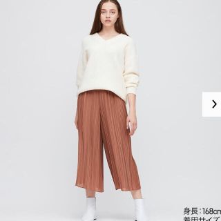 ユニクロ(UNIQLO)の【ユニクロ】シフォンプリーツスカートパンツ  Sサイズ(キュロット)