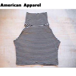 アメリカンアパレル(American Apparel)のアメアパ ボーダー タートルカットソー(Tシャツ(半袖/袖なし))