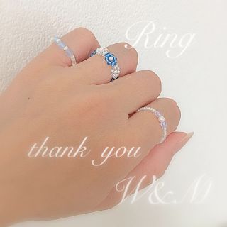 ビーズリング💍3点セット✨(リング)