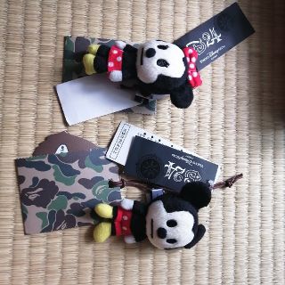 アベイシングエイプ(A BATHING APE)のミッキー　エイプ　D24 ape ぬいぐるみ(キャラクターグッズ)