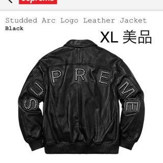 シュプリーム(Supreme)のsupreme studded arc logo leather jacket (レザージャケット)