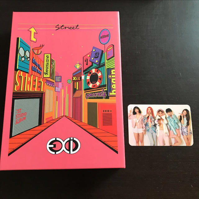 EXID 韓国 CD Street 廃盤 トレカ・ポスター付き