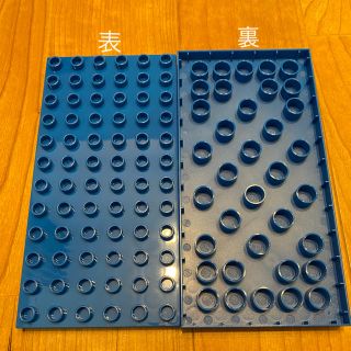 レゴ(Lego)の新品　ブルー　2枚セット　LEGOデュプロ　基礎板　互換品(積み木/ブロック)