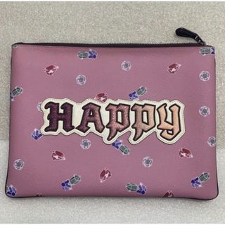 コーチ(COACH)のコーチ ディズニー クラッチバッグ HAPPY(クラッチバッグ)