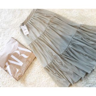 ザラ(ZARA)のZARA 新品 チュールスカート(ロングスカート)