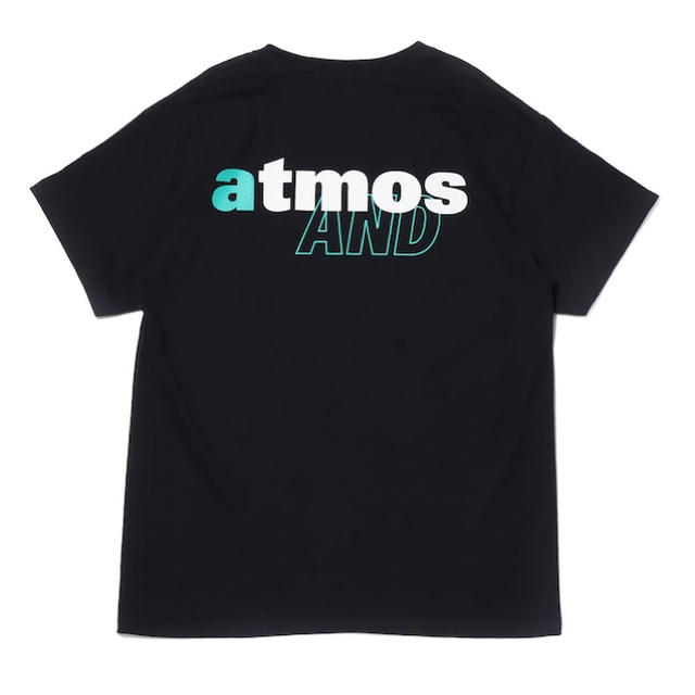 atmos × WIND AND SEA LOGO TEE BLACK XL