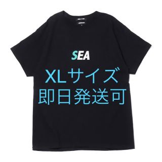 アトモス(atmos)のatmos × WIND AND SEA LOGO TEE BLACK XL(Tシャツ/カットソー(半袖/袖なし))