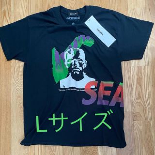 アトモス(atmos)の店舗限定 atmos x WIND AND SEA カスタム Tシャツ Lサイズ(Tシャツ/カットソー(半袖/袖なし))