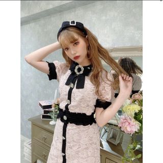 TS yua lace O/P SAX 新品未使用ワンピース