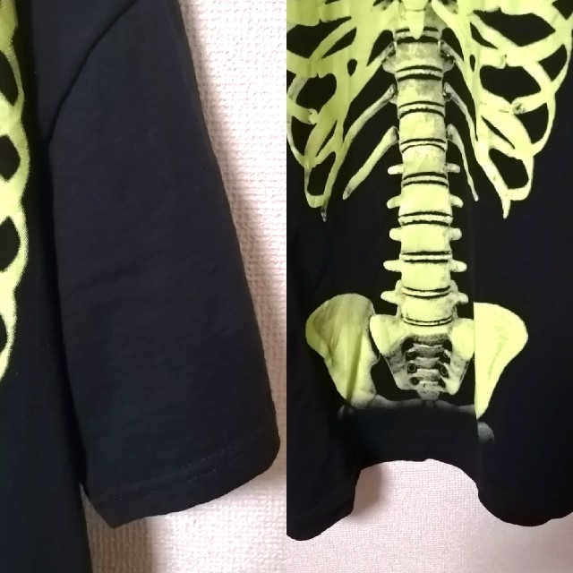 Santa Monica(サンタモニカ)の　　みや様専用　パンクなレントゲン　肋の骨　　bone　　半袖Ｔシャツ メンズのトップス(Tシャツ/カットソー(半袖/袖なし))の商品写真