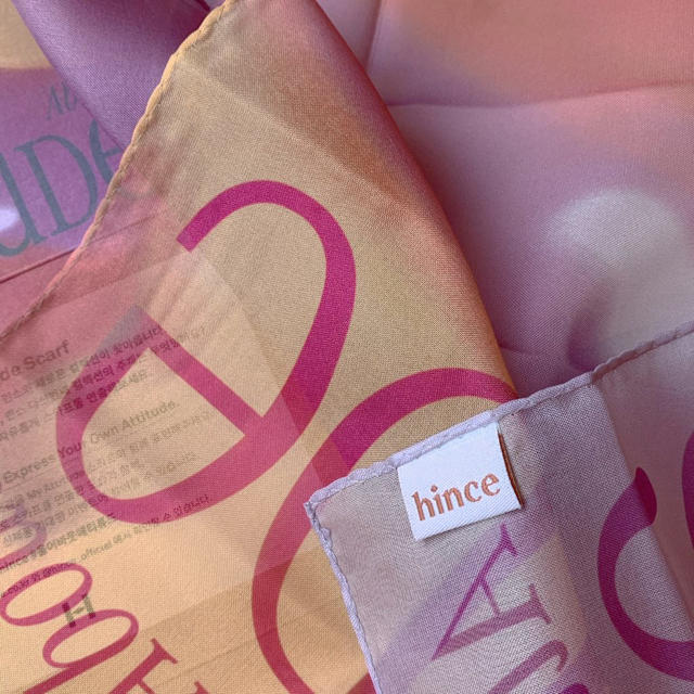 dholic(ディーホリック)のhince◎ノベルティ スカーフ ラベンダー レディースのファッション小物(バンダナ/スカーフ)の商品写真