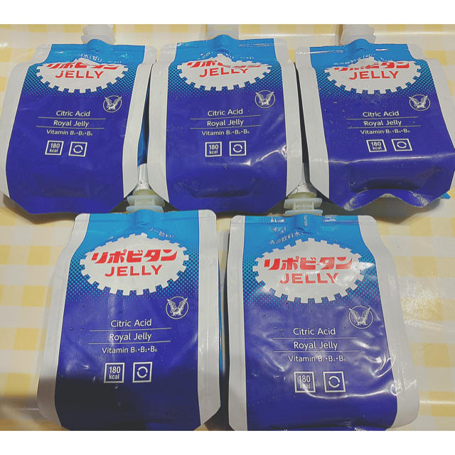 大正製薬(タイショウセイヤク)のリポビタン JELLY 180g ×5個 食品/飲料/酒の飲料(その他)の商品写真