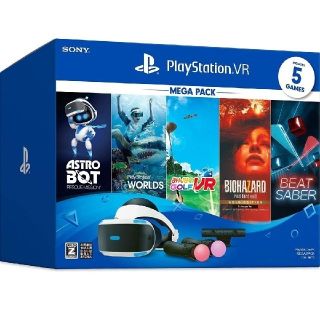 プレイステーションヴィーアール(PlayStation VR)の新品未開封品PSVRメガパック　(その他)