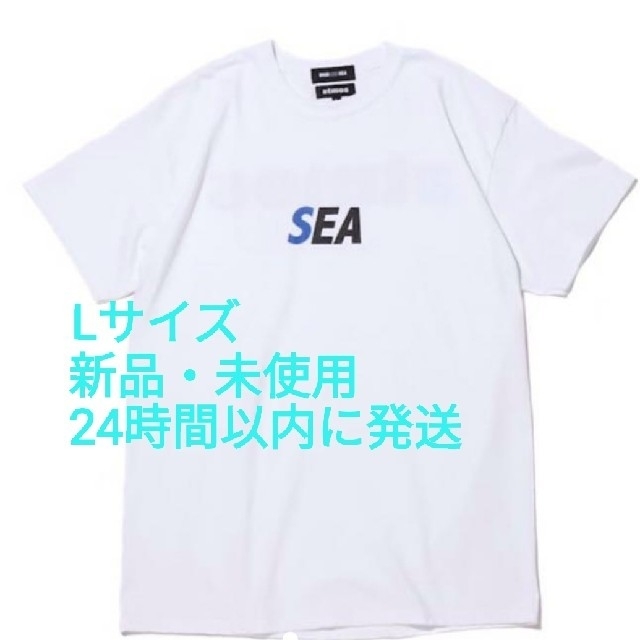 atmos x WIND AND SEA LOGO TEE WHITE