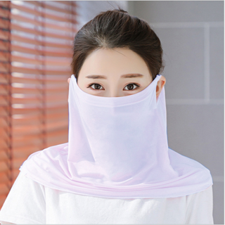 【接触冷感・UV対策】フェイスカバー吸汗速乾・夏・UVカット(日用品/生活雑貨)
