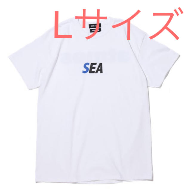 atmos(アトモス)のatmos x WIND AND SEA LOGO TEE WHITE  メンズのトップス(Tシャツ/カットソー(半袖/袖なし))の商品写真