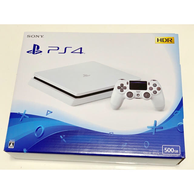 新品未使用 PS4 グレイシャーホワイト 500GB CUH-2200AB02