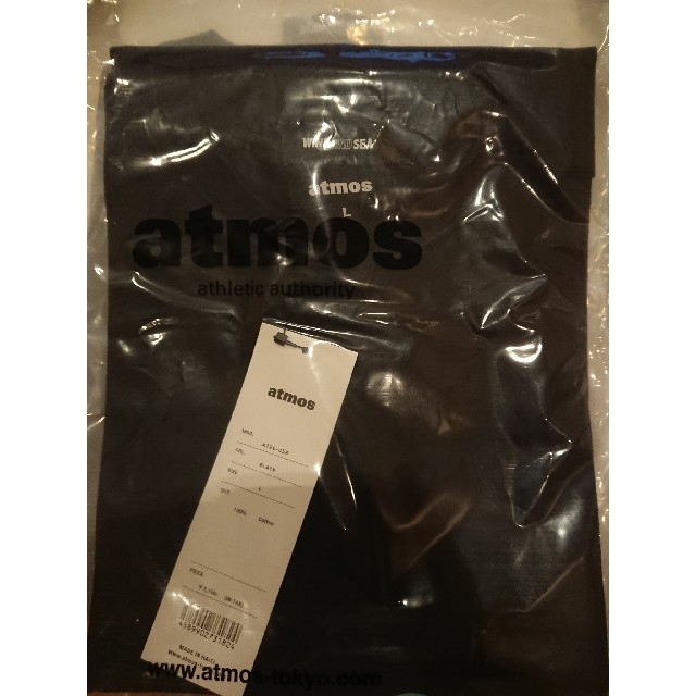 ブラックサイズatmos x WIND AND SEA BIG LOGO TEE BLACK