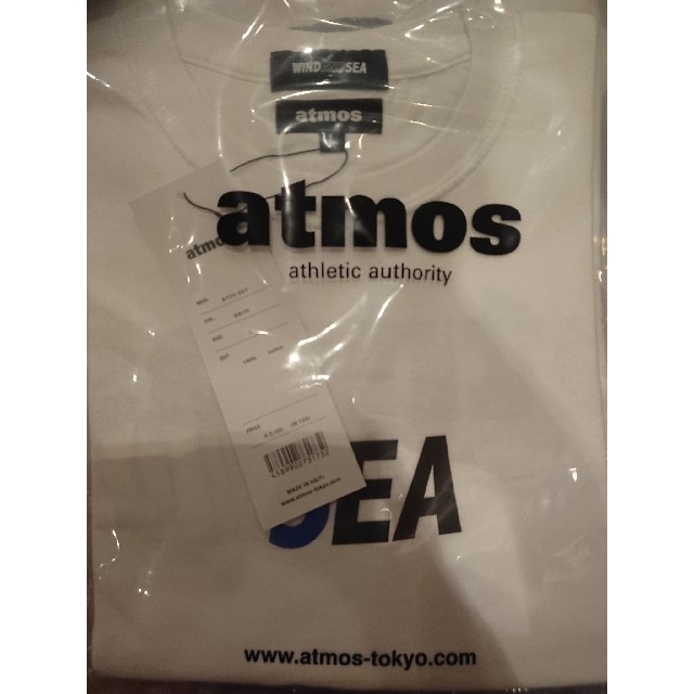 atmos x WIND AND SEA LOGO TEE WHITE