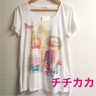 チチカカ(titicaca)の定価4212円 新品 チチカカ チュニック Tシャツ トップス shanti2(Tシャツ(半袖/袖なし))