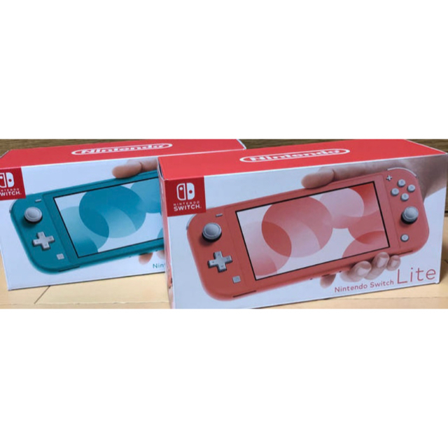 Nintendo Switch  Lite ターコイズ2台＋コーラル1台