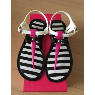 ケイトスペードニューヨーク(kate spade new york)の【kate spade new york】ビニールサンダル　5サイズ(サンダル)