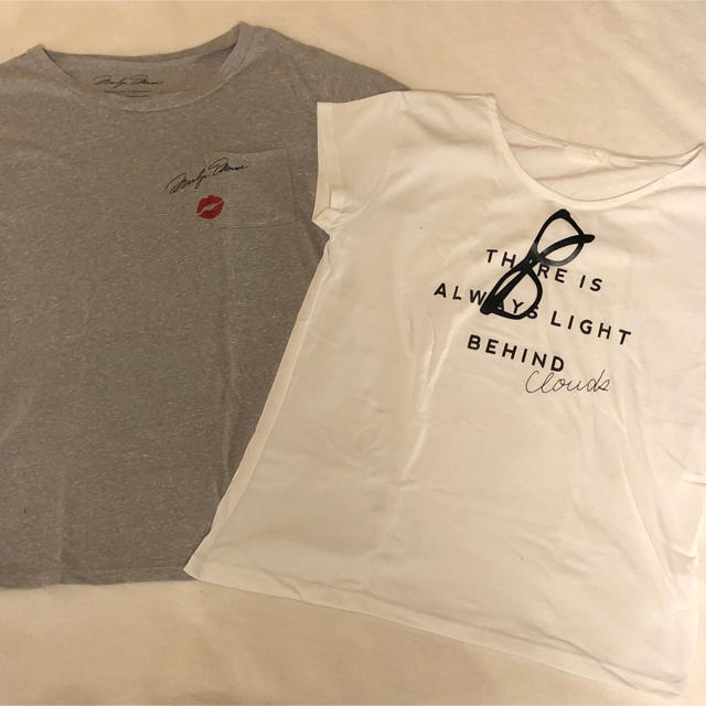 JEANASIS(ジーナシス)のとーや様専用ジーナシス、グローバルワークTシャツ2枚セット レディースのトップス(Tシャツ(半袖/袖なし))の商品写真