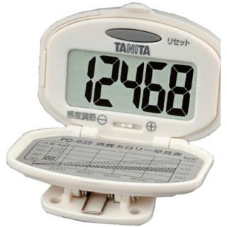 タニタ(TANITA)のTANITA  タニタ　歩数計　万歩計　PD-635-WH(ホワイト)(ウォーキング)