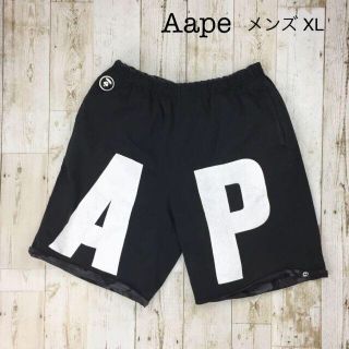 アベイシングエイプ(A BATHING APE)のAAPE リバーシブルスウェットショーツ BIG ビックサイズ XL(ショートパンツ)