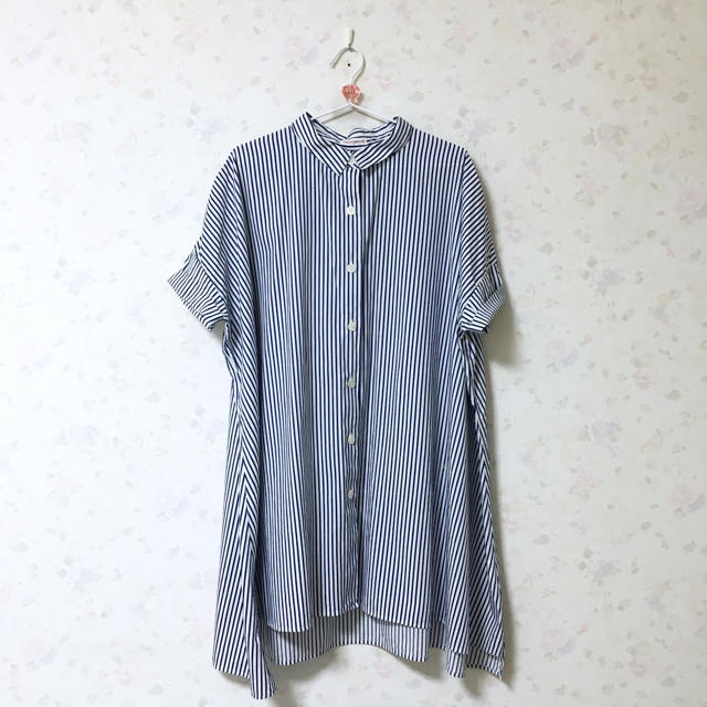 DRESSTERIOR - ブルーストライプシャツワンピースの通販 by re's shop ...