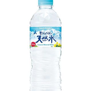 サントリー(サントリー)のサントリー 南アルプス の天然水550ml×24本 １箱/新品未開封(ミネラルウォーター)