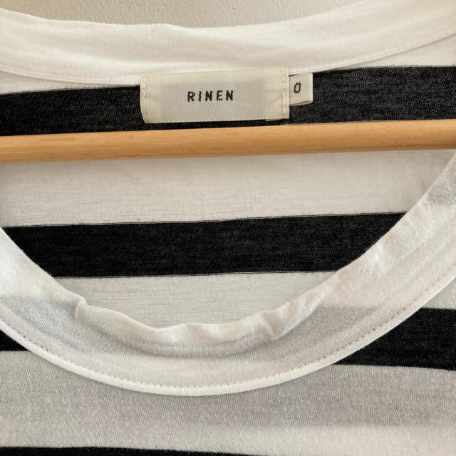 RINEN ボーダーTシャツ レディースのトップス(Tシャツ(半袖/袖なし))の商品写真