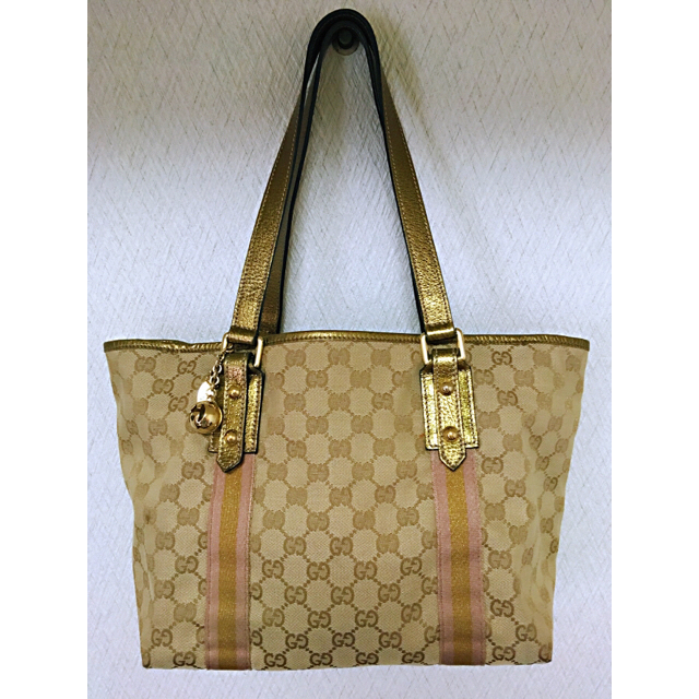 ✨超高級・極美品✨GUCCI トートバッグ 肩掛け ジャッキー GG