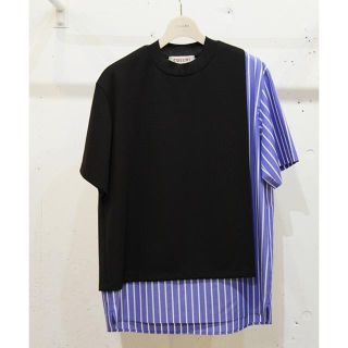 ステュディオス(STUDIOUS)のCULLNI ストライプドッキングプルオーバー(Tシャツ/カットソー(半袖/袖なし))