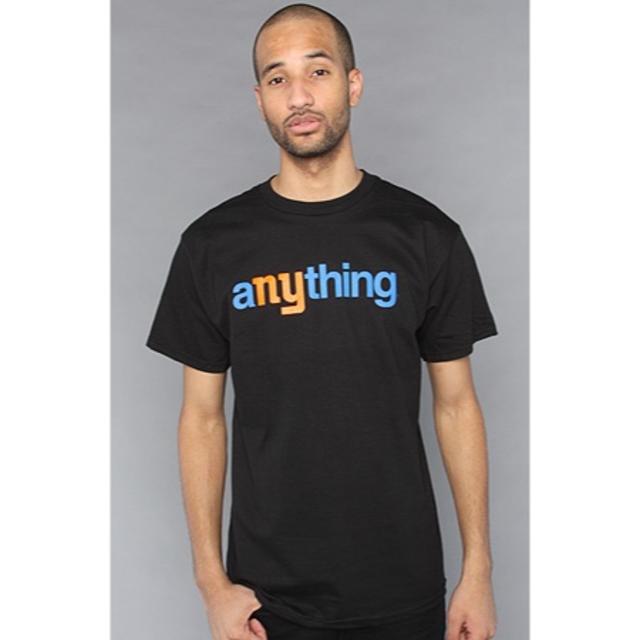 aNYthing(エニシング)の新品 aNYthing Logo Tee//Black S メンズのトップス(Tシャツ/カットソー(半袖/袖なし))の商品写真