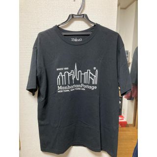 マンハッタンポーテージ(Manhattan Portage)の♦︎新品、未使用♦︎ Manhattan portage 半袖　Tシャツ　黒(Tシャツ/カットソー(半袖/袖なし))