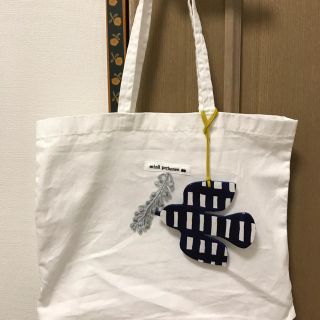 poohさま専用　ミナペルホネン　エコバッグ　ショップバッグ&チャーム