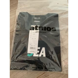 アトモス(atmos)の【最安値】atmos × WIND AND SEA CREW TEE 黒Lサイズ(Tシャツ/カットソー(半袖/袖なし))