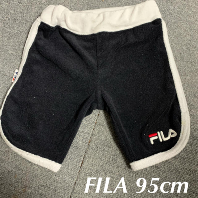 FILA(フィラ)のFILA 95cm パイル地ハーフパンツ  キッズ/ベビー/マタニティのキッズ服男の子用(90cm~)(パンツ/スパッツ)の商品写真