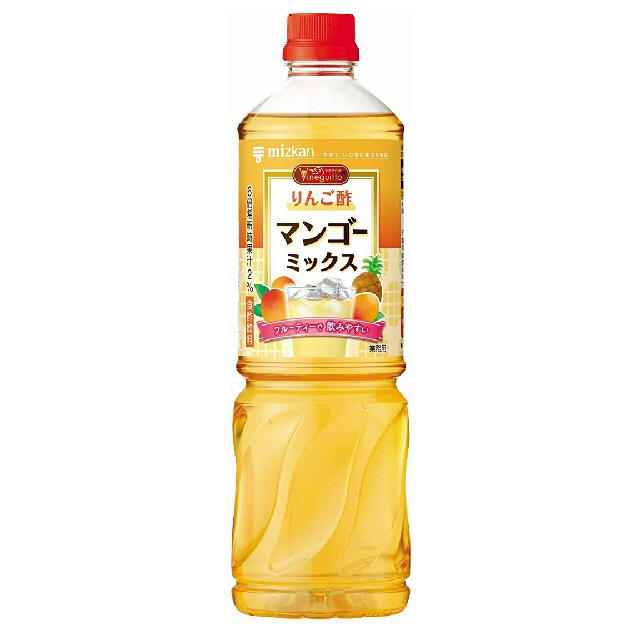 ミツカン ビネグイットりんご酢マンゴーミックス(6倍濃縮タイプ) 1L ２本 食品/飲料/酒の健康食品(その他)の商品写真