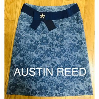 【まっぴー様専用】美品 AUSTIN REED 膝丈スカート ベルト付き(ひざ丈スカート)