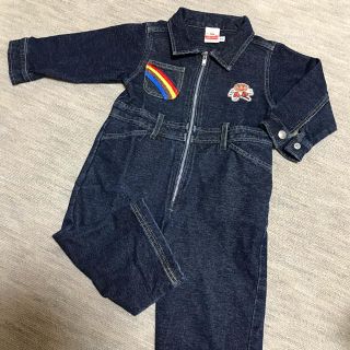 アンパンマン(アンパンマン)の【アンパンマン kids collection 】80 デニムつなぎ　オールイン(カバーオール)