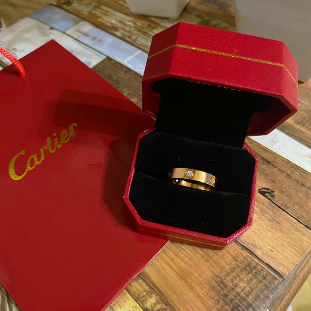 アクセサリーCartier カルティエ　ラブリング　ピンクゴールド