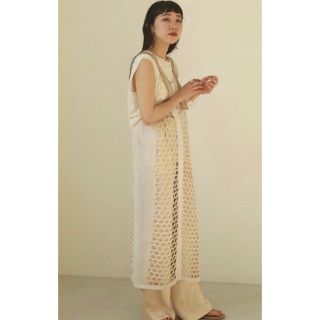 トゥデイフル(TODAYFUL)のTODAYFUL MeshKnit dress (ロングワンピース/マキシワンピース)