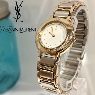 サンローラン(Saint Laurent)の専用箱付き　イヴサンローラン腕時計　レディース腕時計　新品電池　美品　17(腕時計)