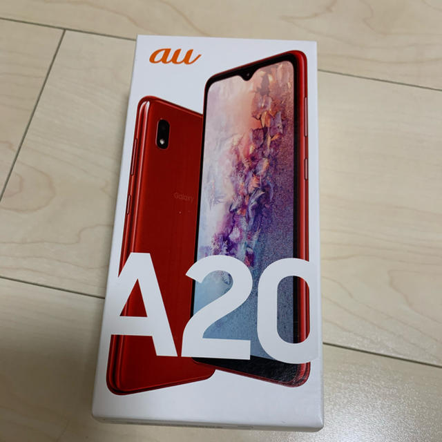 Galaxy A20 レッド 新品未使用品