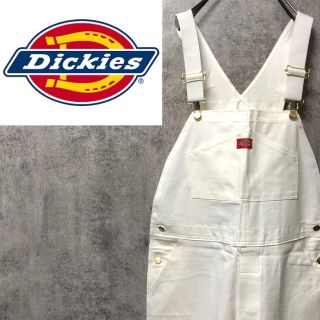 ディッキーズ(Dickies)の【デッドストック】ディッキーズ☆フラッシャー付きUSA製ロゴタグオーバーオール(サロペット/オーバーオール)