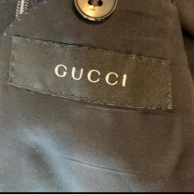 Gucci テーラードジャケット メンズ 美品· GUCCIストライプテーラードジャケット·