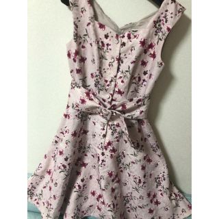 ジルバイジルスチュアート(JILL by JILLSTUART)のJill by Jill Stuart ピンク花柄ワンピース(ひざ丈ワンピース)